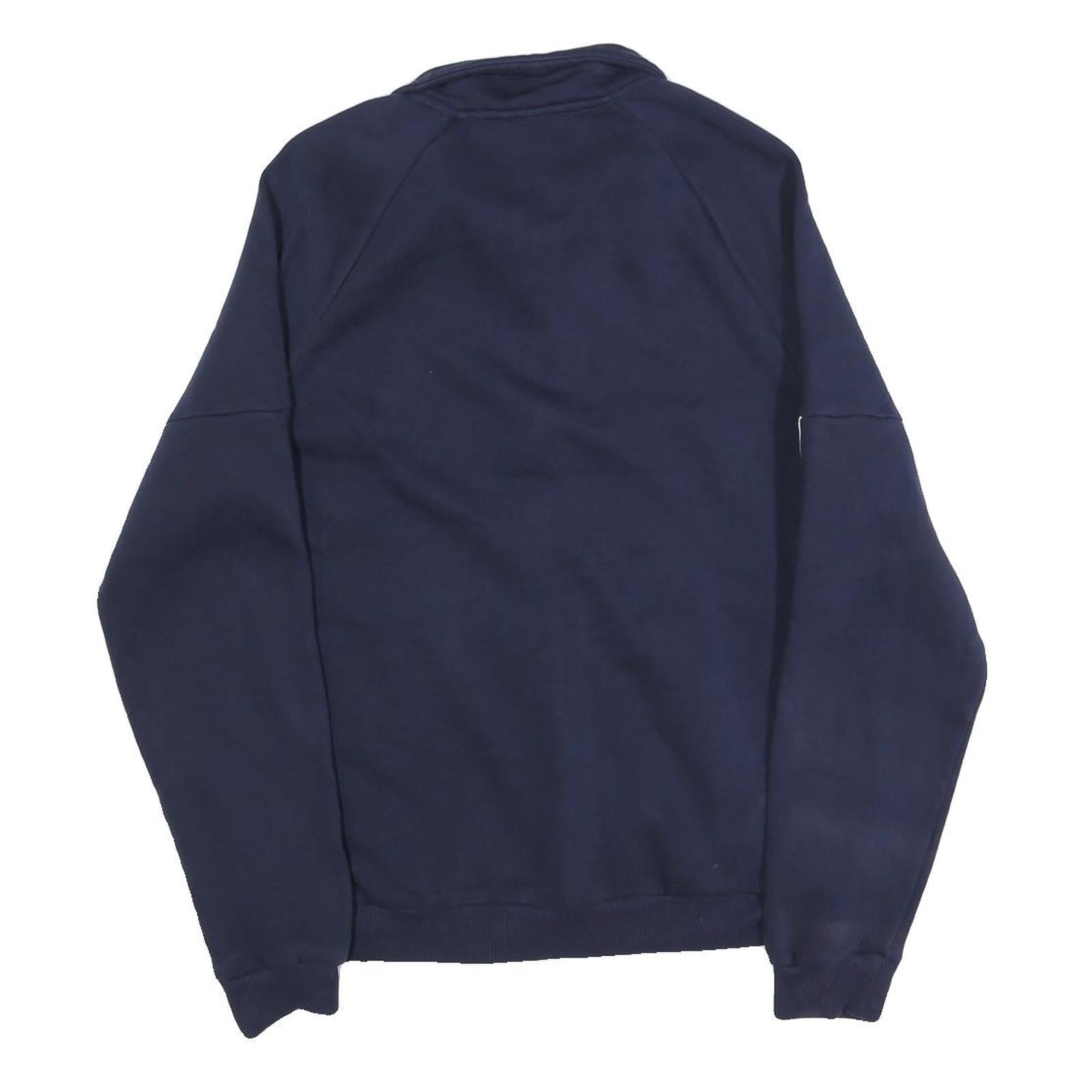 PUMA Mens Navy Blue Zip Jacket M Cotton Blend Athletic Sportswear Casual