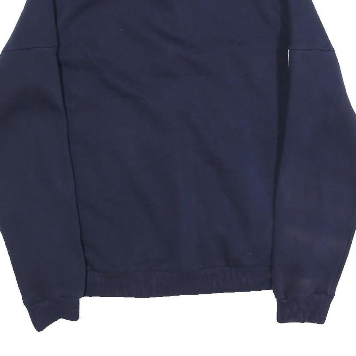 PUMA Mens Navy Blue Zip Jacket M Cotton Blend Athletic Sportswear Casual