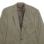 FELDER Mens Beige & Brown Wool Jacket XL Woven Classic Button Closure
