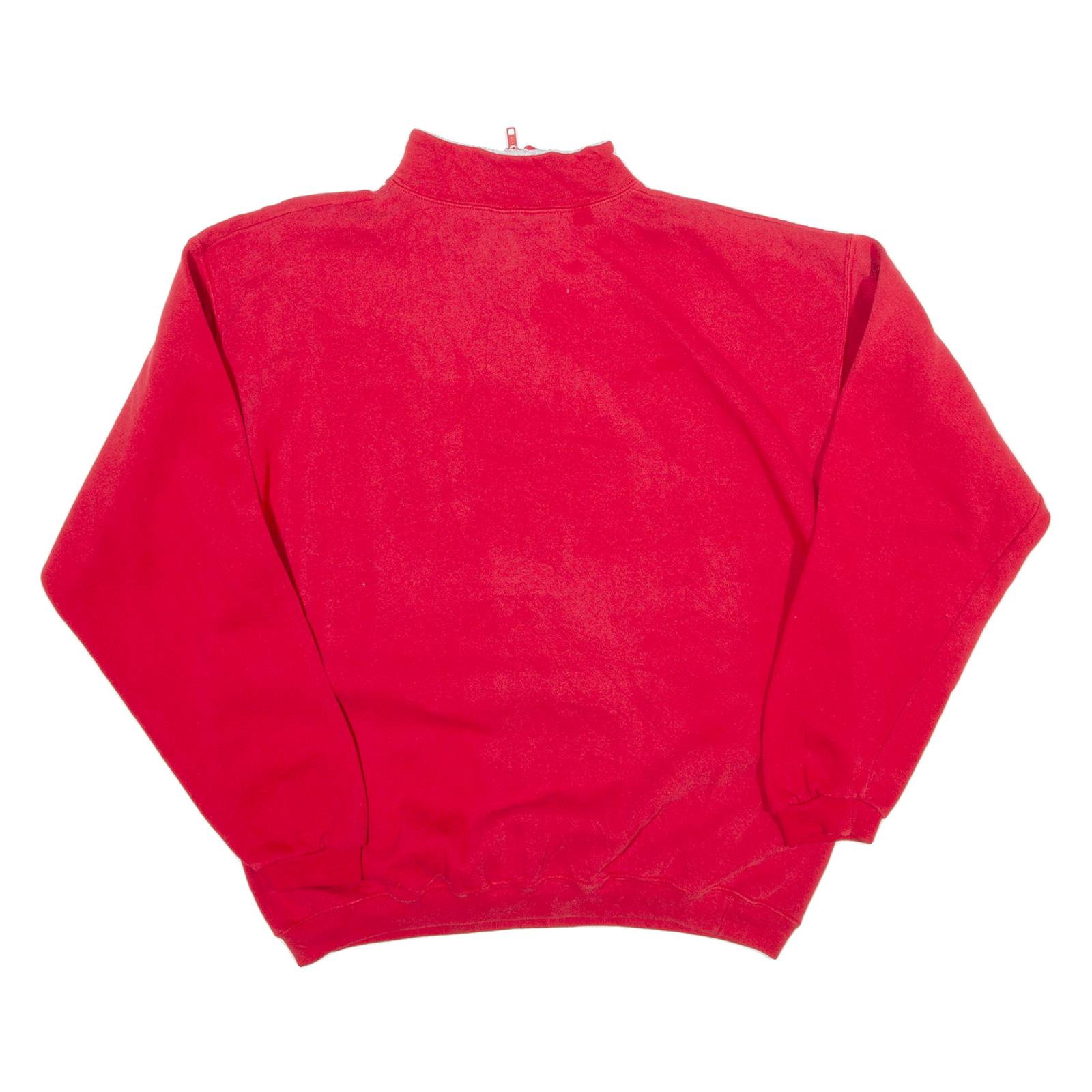 DISNEY Minnie Mouse Womens Sweatshirt Red 1/4 Zip ONE SIZE