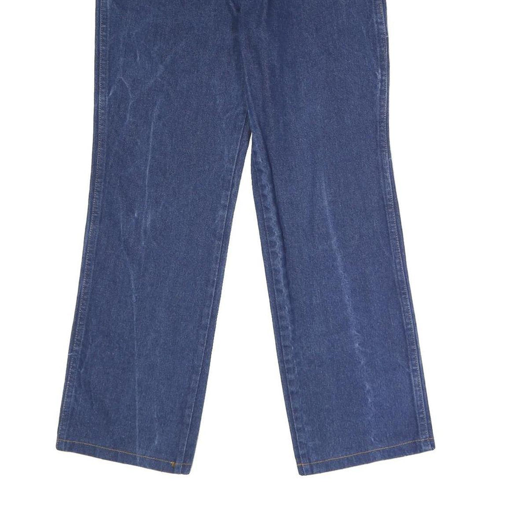 WRANGLER Mens Slim Blue Denim Slim Straight Jeans W30 L30 Classic Cotton Zip