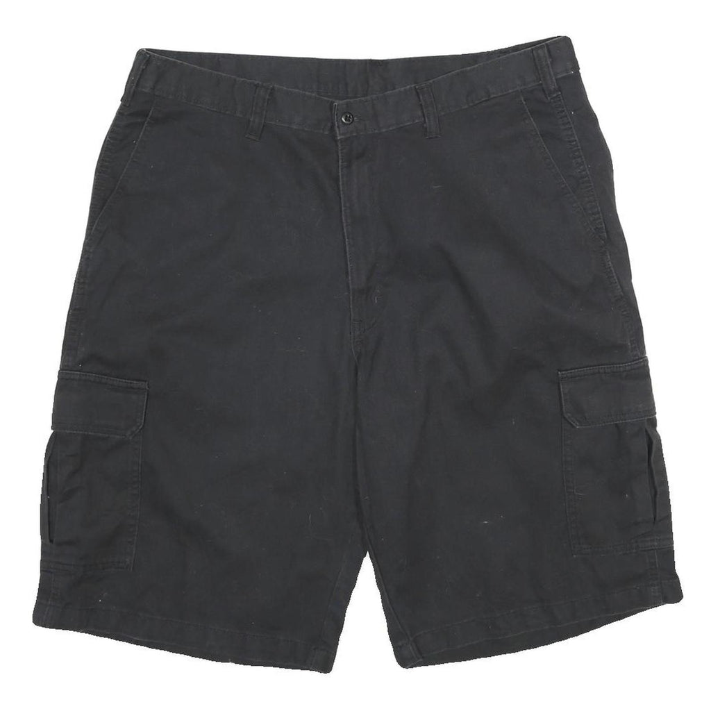 DICKIES Mens Black Cargo Shorts XL W38 Durable Casual Pocketed Workwear