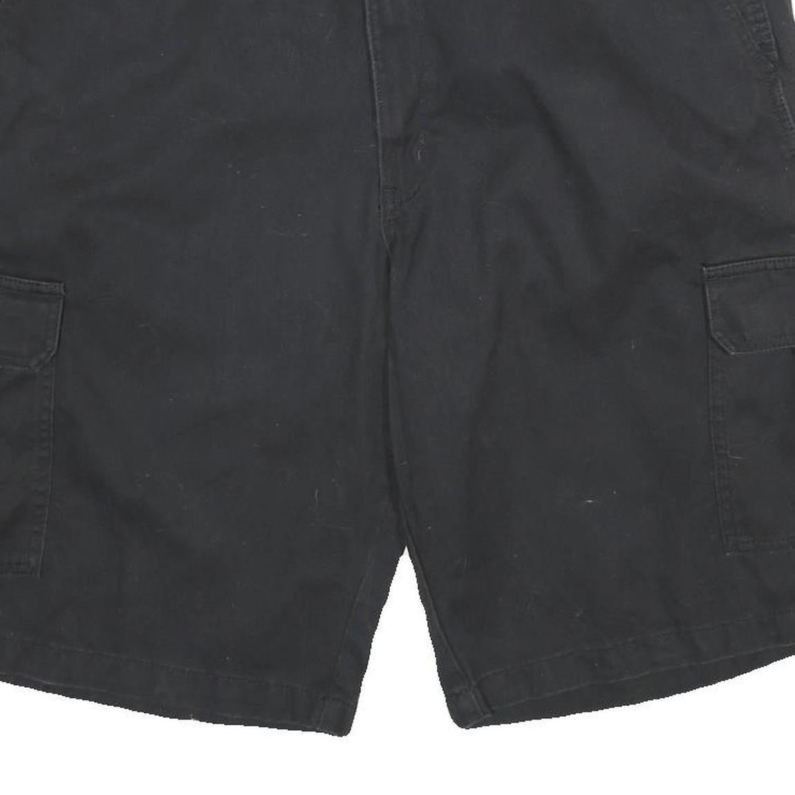 DICKIES Mens Black Cargo Shorts XL W38 Durable Casual Pocketed Workwear
