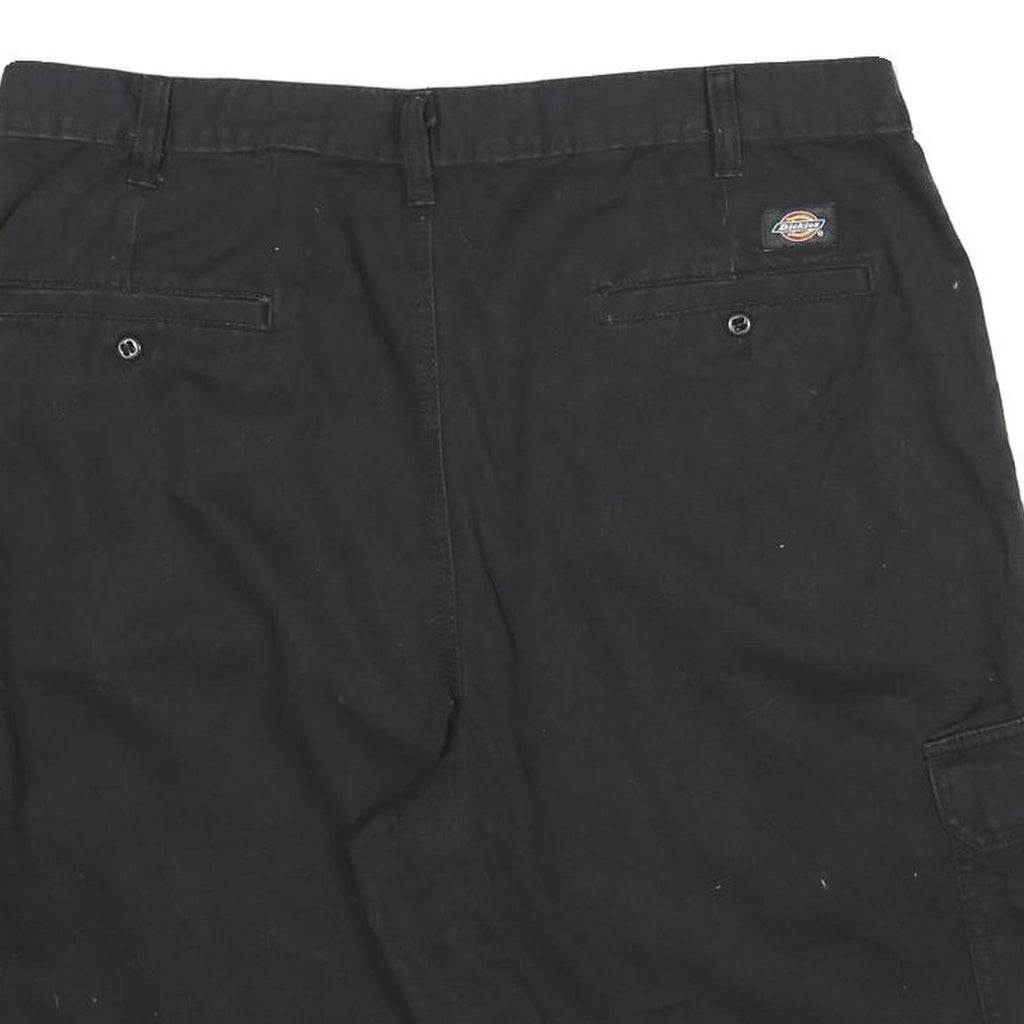 DICKIES Mens Black Cargo Shorts XL W38 Durable Casual Pocketed Workwear