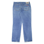 DICKIES Workwear Mens Jeans Blue Regular Straight Stone Wash W36 L34
