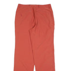 COLUMBIA Womens Polyester Blend Orange Regular Straight Trousers W30 L32 Outdoor