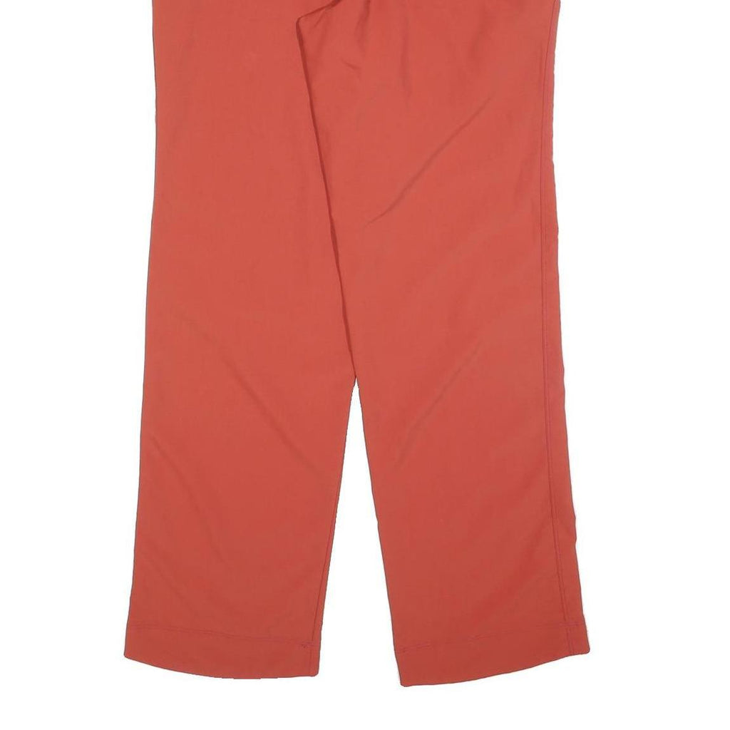 COLUMBIA Womens Polyester Blend Orange Regular Straight Trousers W30 L32 Outdoor