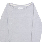 CHAMPION Womens Sweatshirt Grey Crew Neck L