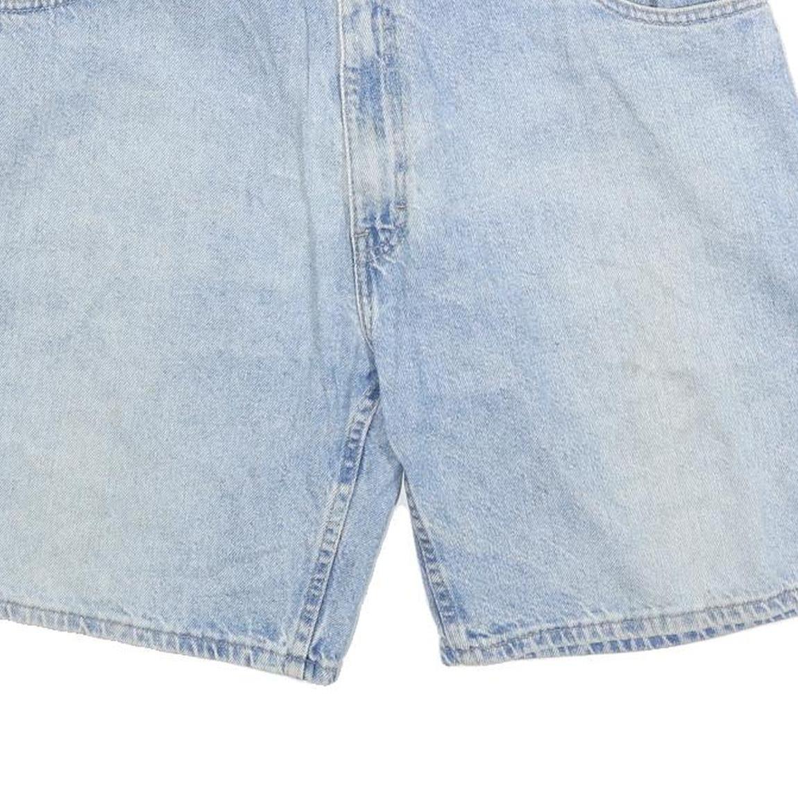 BACKROAD BLUES Mens Shorts Blue Denim Casual L W36 Cotton Blend Relaxed Fit