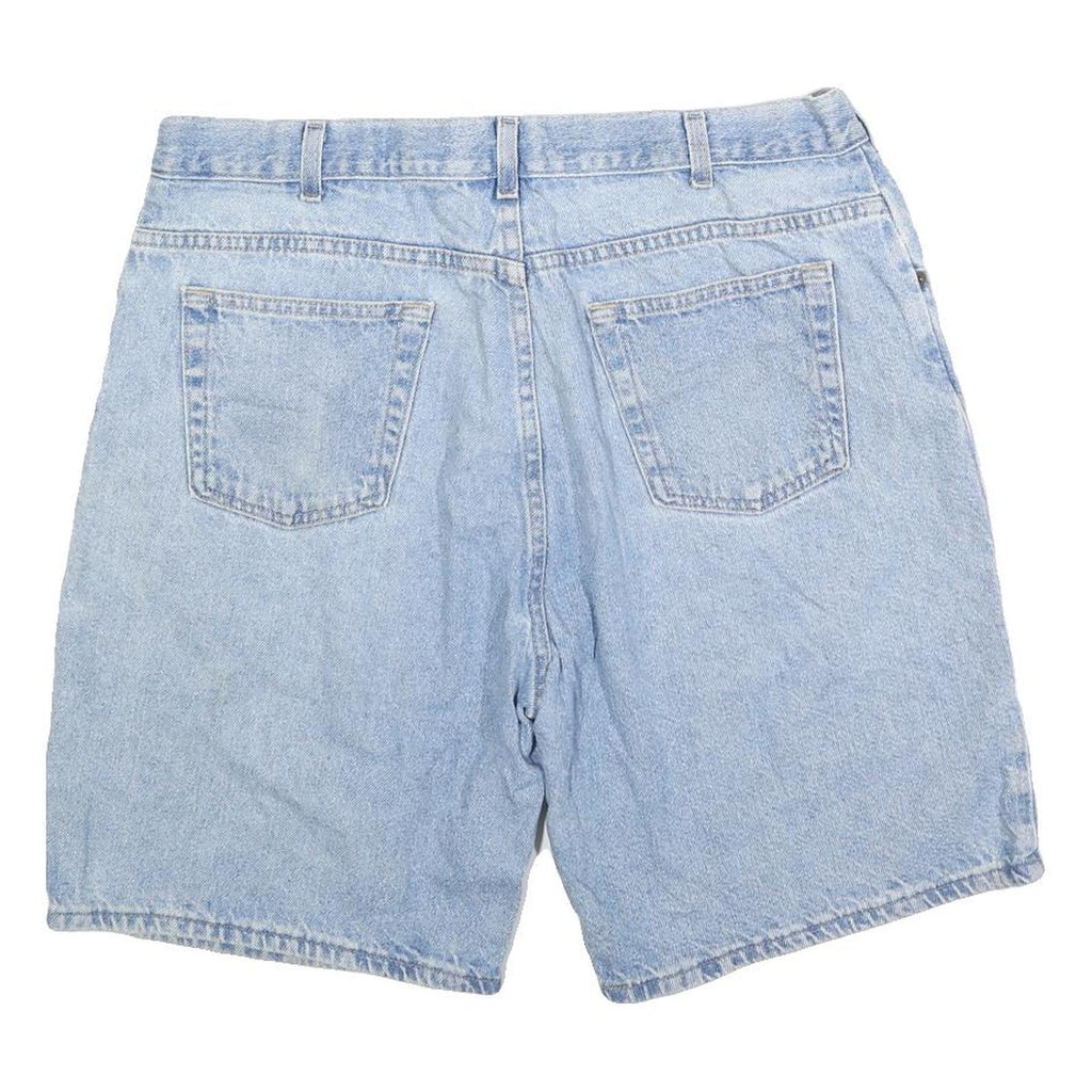 BACKROAD BLUES Mens Shorts Blue Denim Casual L W36 Cotton Blend Relaxed Fit