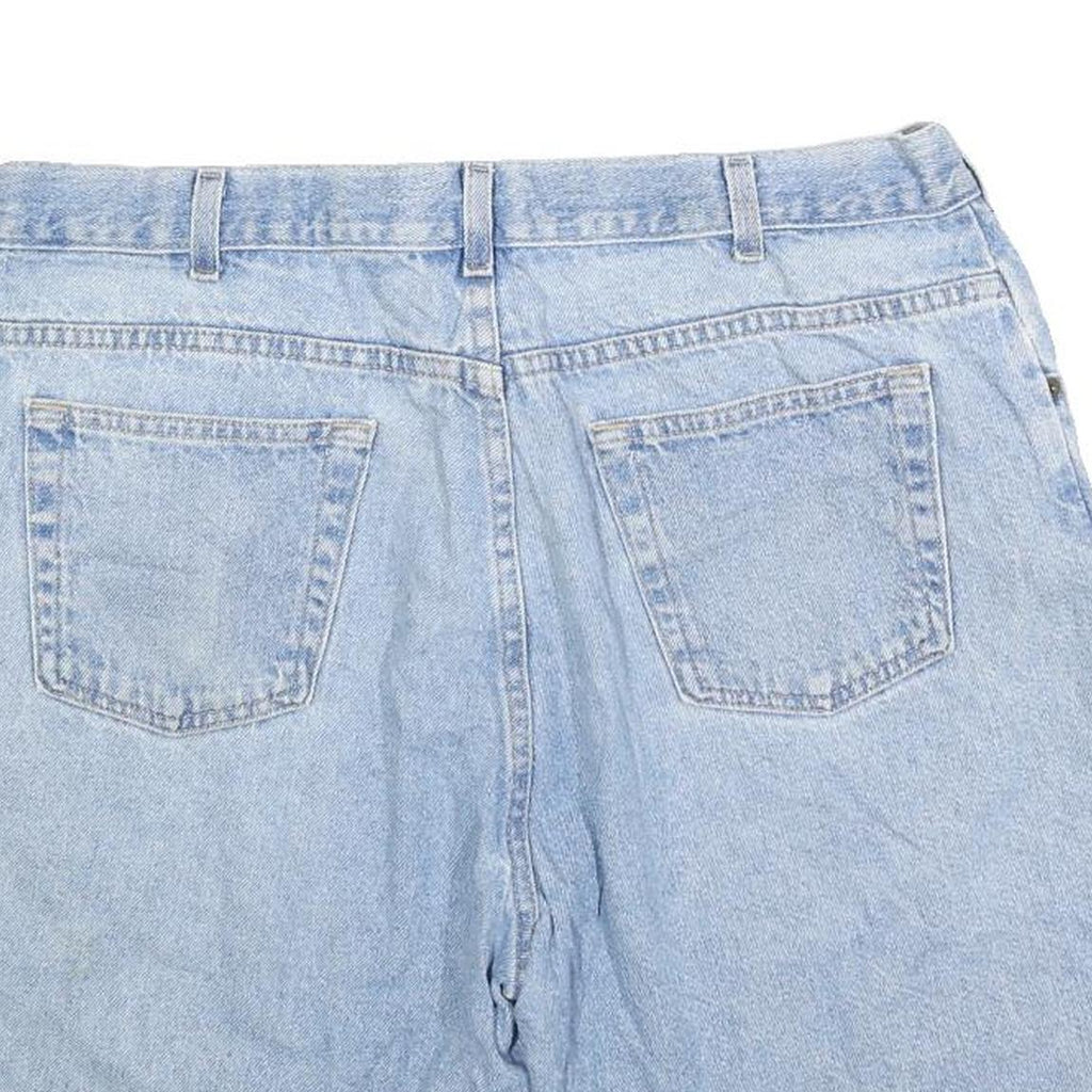 BACKROAD BLUES Mens Shorts Blue Denim Casual L W36 Cotton Blend Relaxed Fit