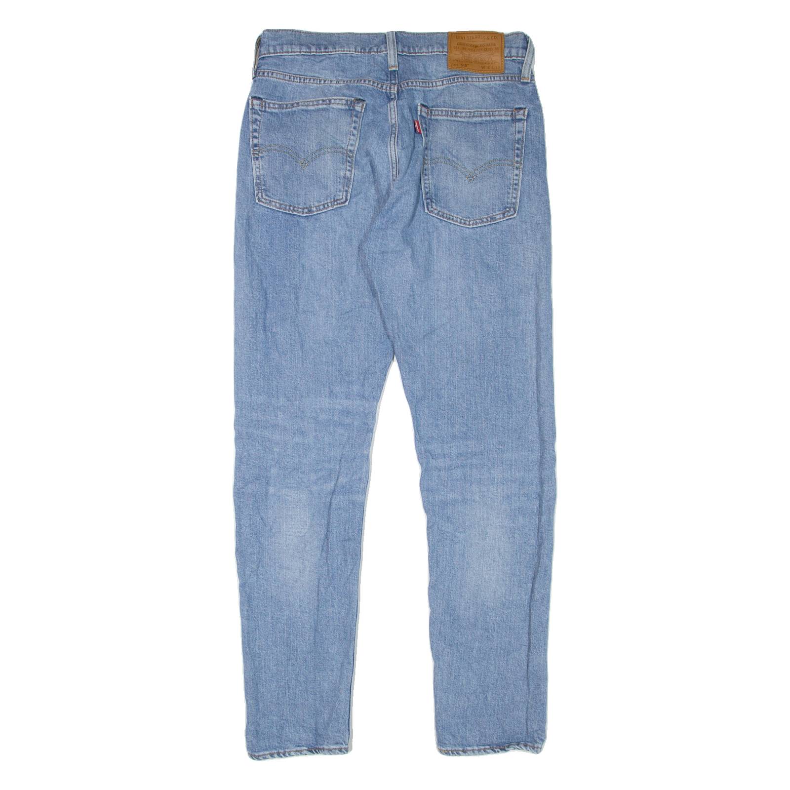 LEVI'S 510 BIG E Jeans Mens Blue Slim Skinny Stonewash W30 L32