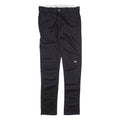 DICKIES Mens Trousers Black Slim Straight W30 L34