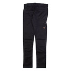 DICKIES Mens Trousers Black Slim Straight W30 L34