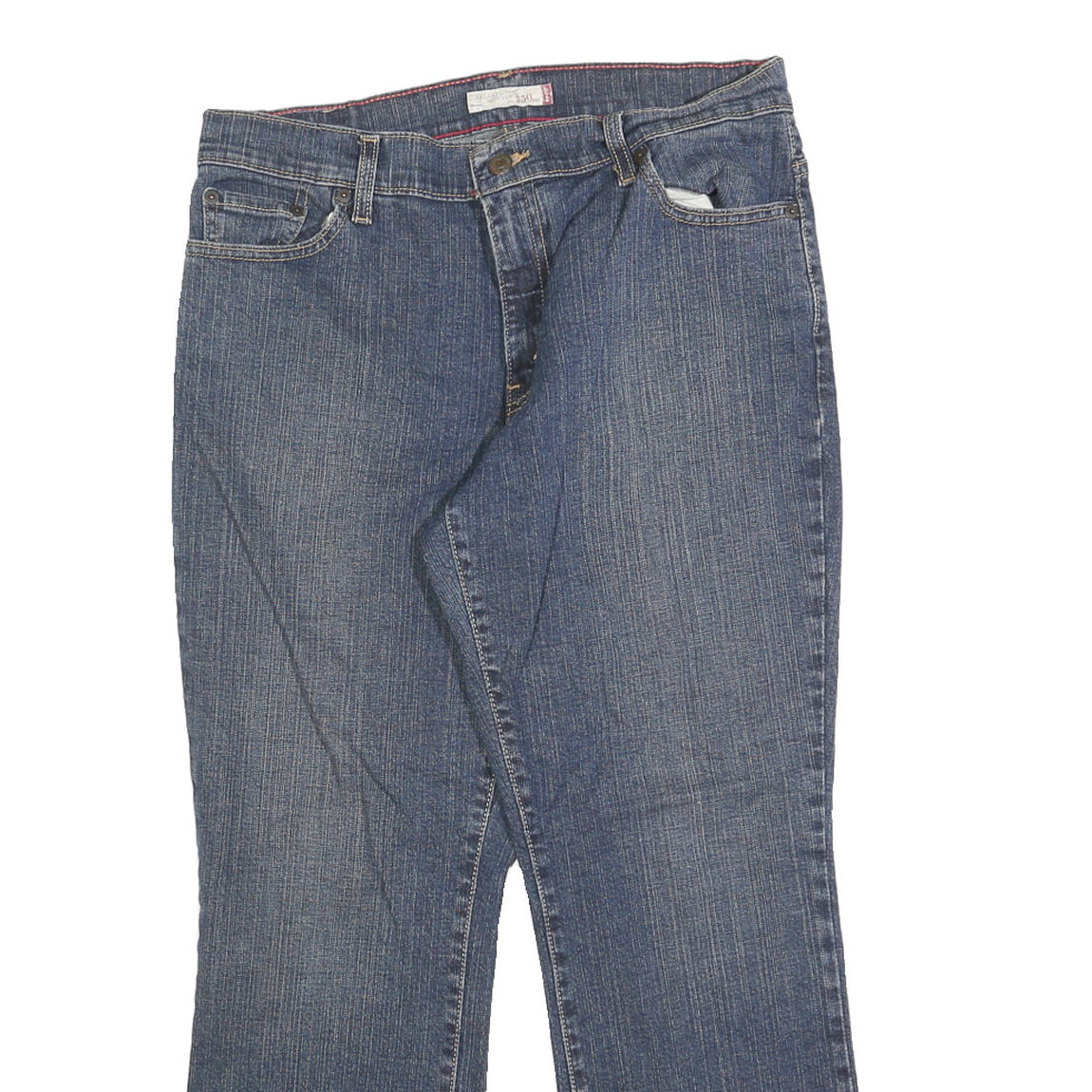 LEVI'S Womens 550 Straight Jeans Blue Relaxed Straight Denim Medium W30 L26