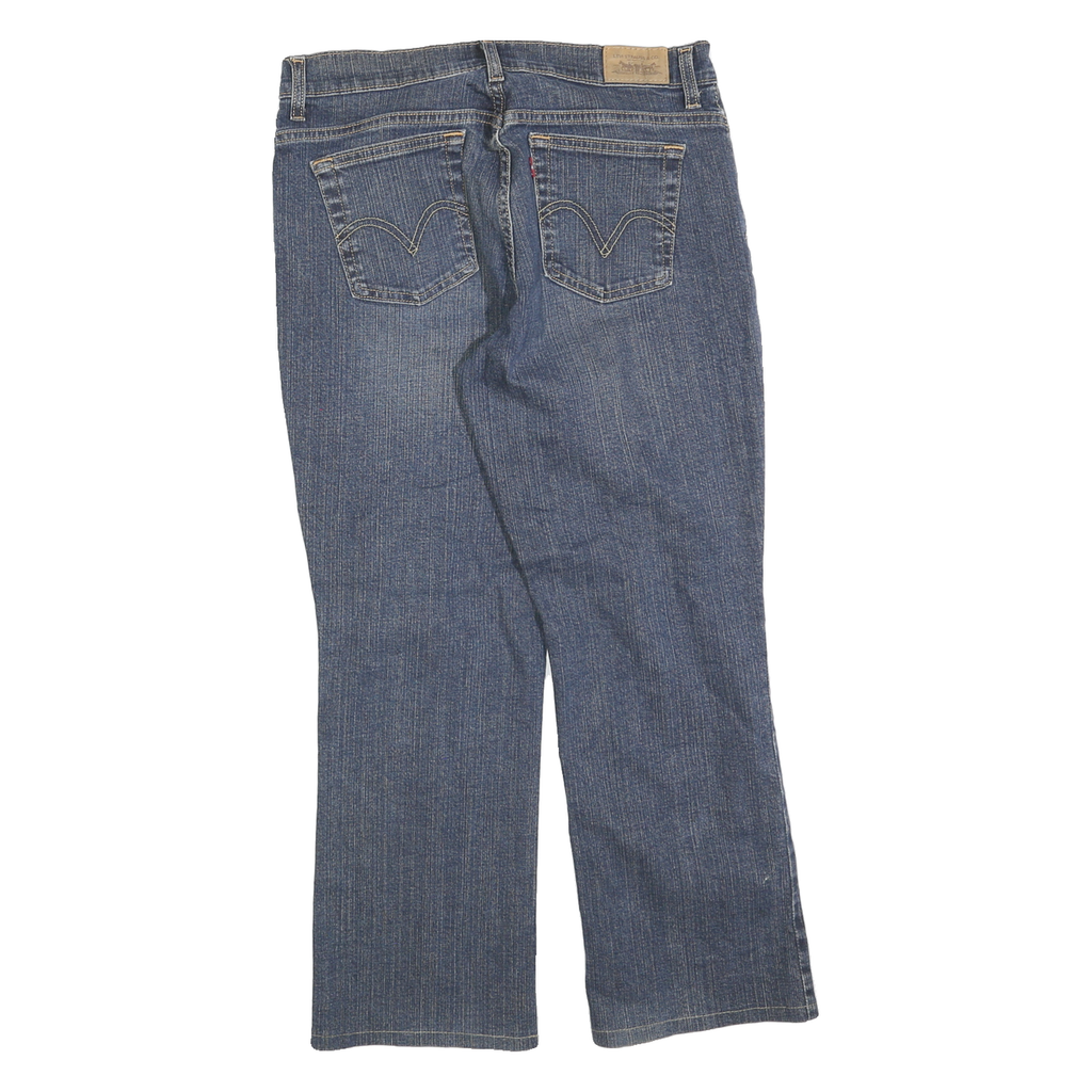 LEVI'S Womens 550 Straight Jeans Blue Relaxed Straight Denim Medium W30 L26