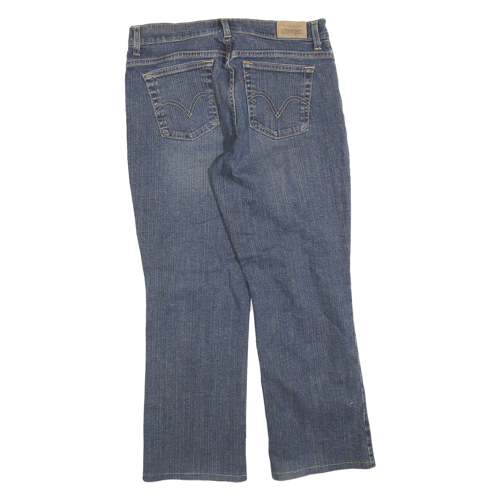 LEVI'S Womens 550 Straight Jeans Blue Relaxed Straight Denim Medium W30 L26