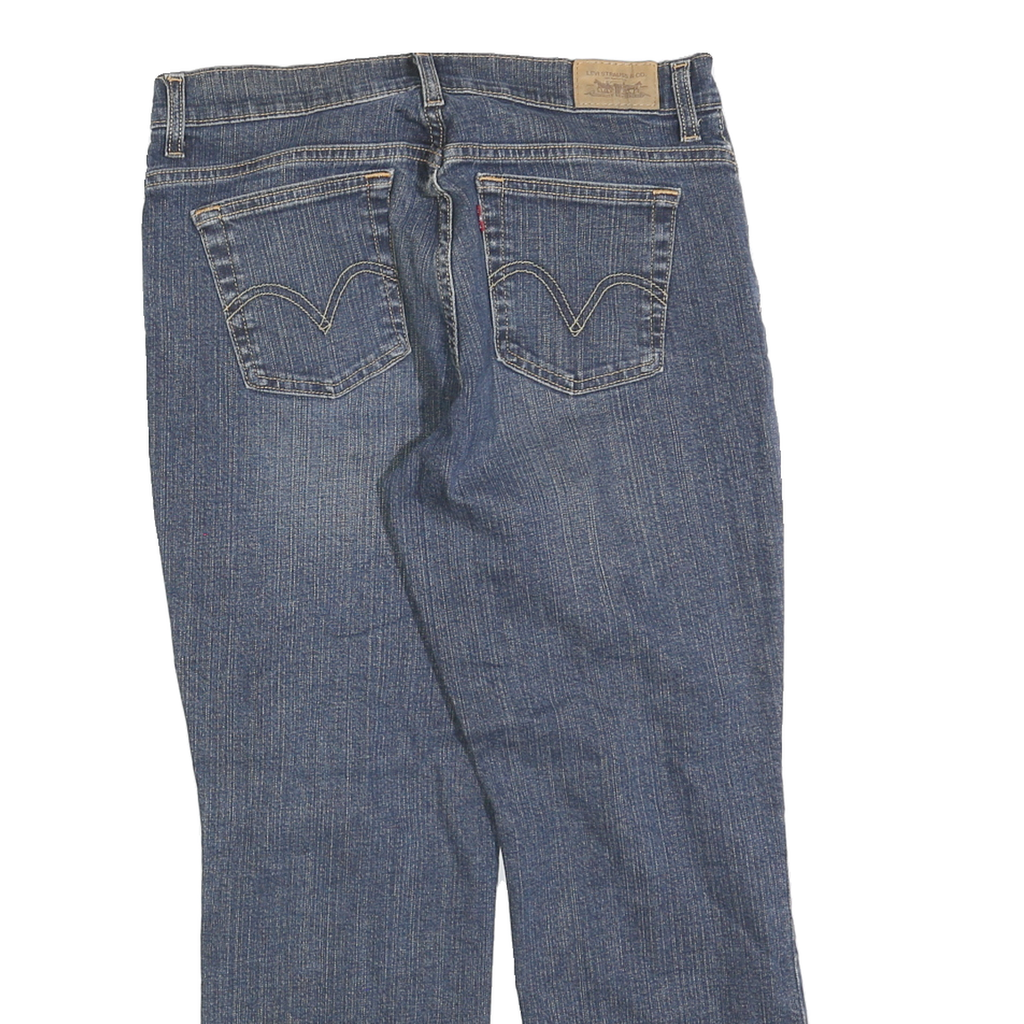 LEVI'S Womens 550 Straight Jeans Blue Relaxed Straight Denim Medium W30 L26