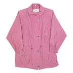 CHARLES VOGELE Womens Pink Jacket M Polyester Blend Plain Zip Long Sleeve