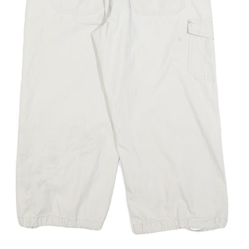 JEANSTAR Womens Shorts White Casual Cargo Cotton Blend M W32