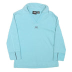 HELLY HANSEN Womens Blue Cotton Blend V-Neck Sweatshirt S Casual Comfort
