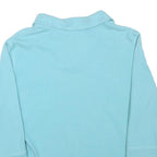 HELLY HANSEN Womens Blue Cotton Blend V-Neck Sweatshirt S Casual Comfort