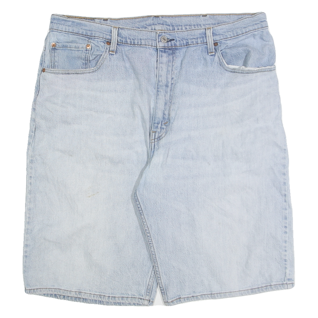 LEVI'S Mens Denim Blue Casual Shorts XL W38 Cotton Blend Classic Fit Pocketed