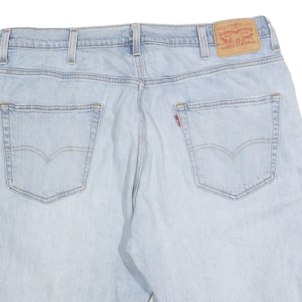 LEVI'S Mens Denim Blue Casual Shorts XL W38 Cotton Blend Classic Fit Pocketed