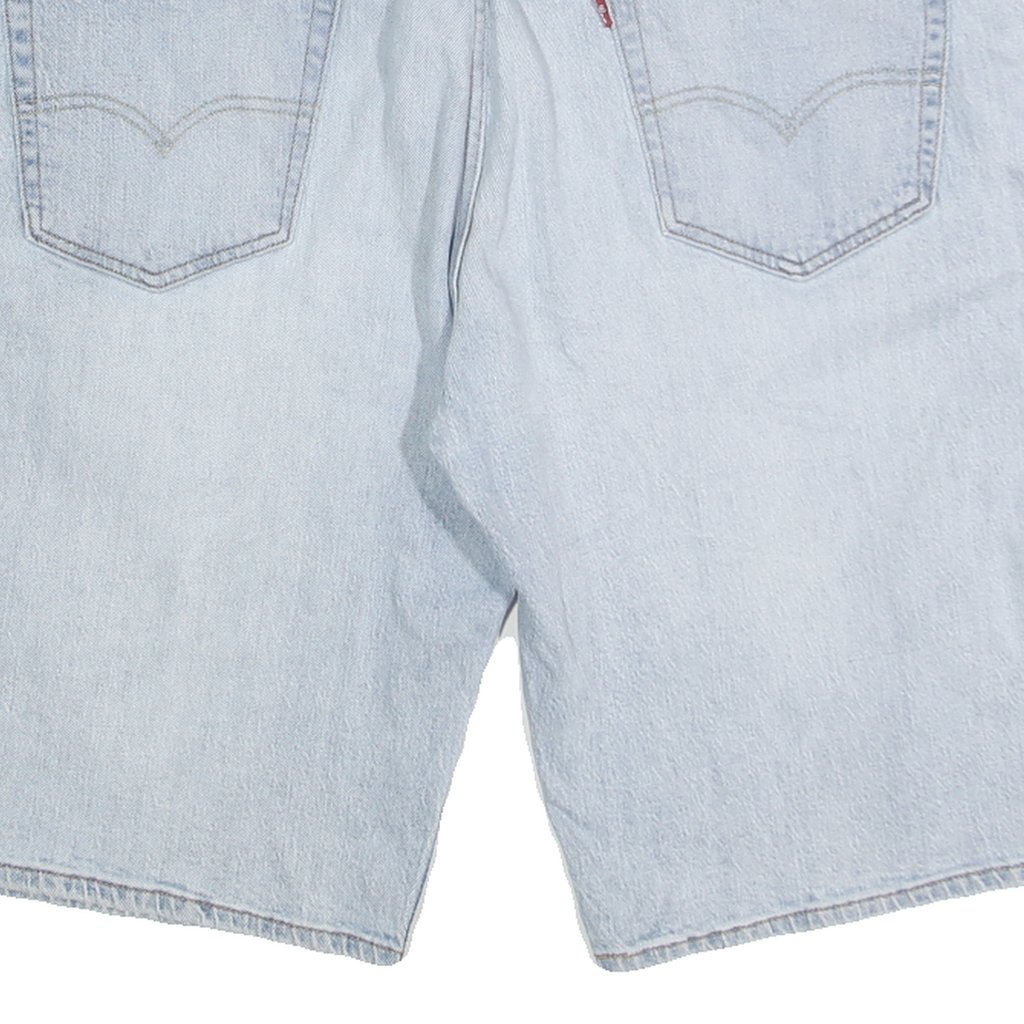 LEVI'S Mens Denim Blue Casual Shorts XL W38 Cotton Blend Classic Fit Pocketed