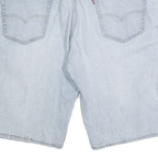 LEVI'S Mens Denim Blue Casual Shorts XL W38 Cotton Blend Classic Fit Pocketed