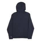 CHAMPION Mens Navy Pullover Hoodie S Cotton Blend Logo Sweatshirt Casual
