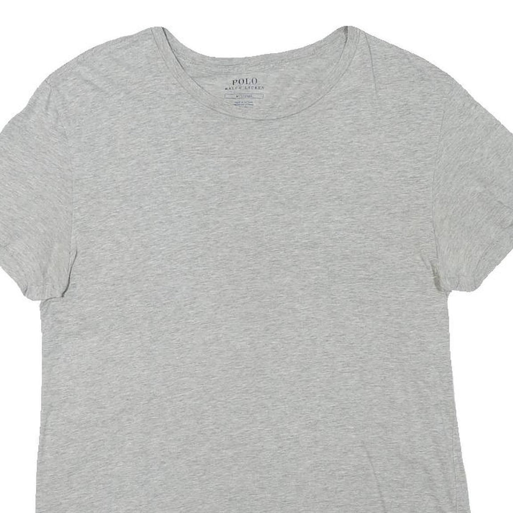 POLO RALPH LAUREN Mens Grey Classic T-Shirt M Short Sleeve Crew Neck Plain