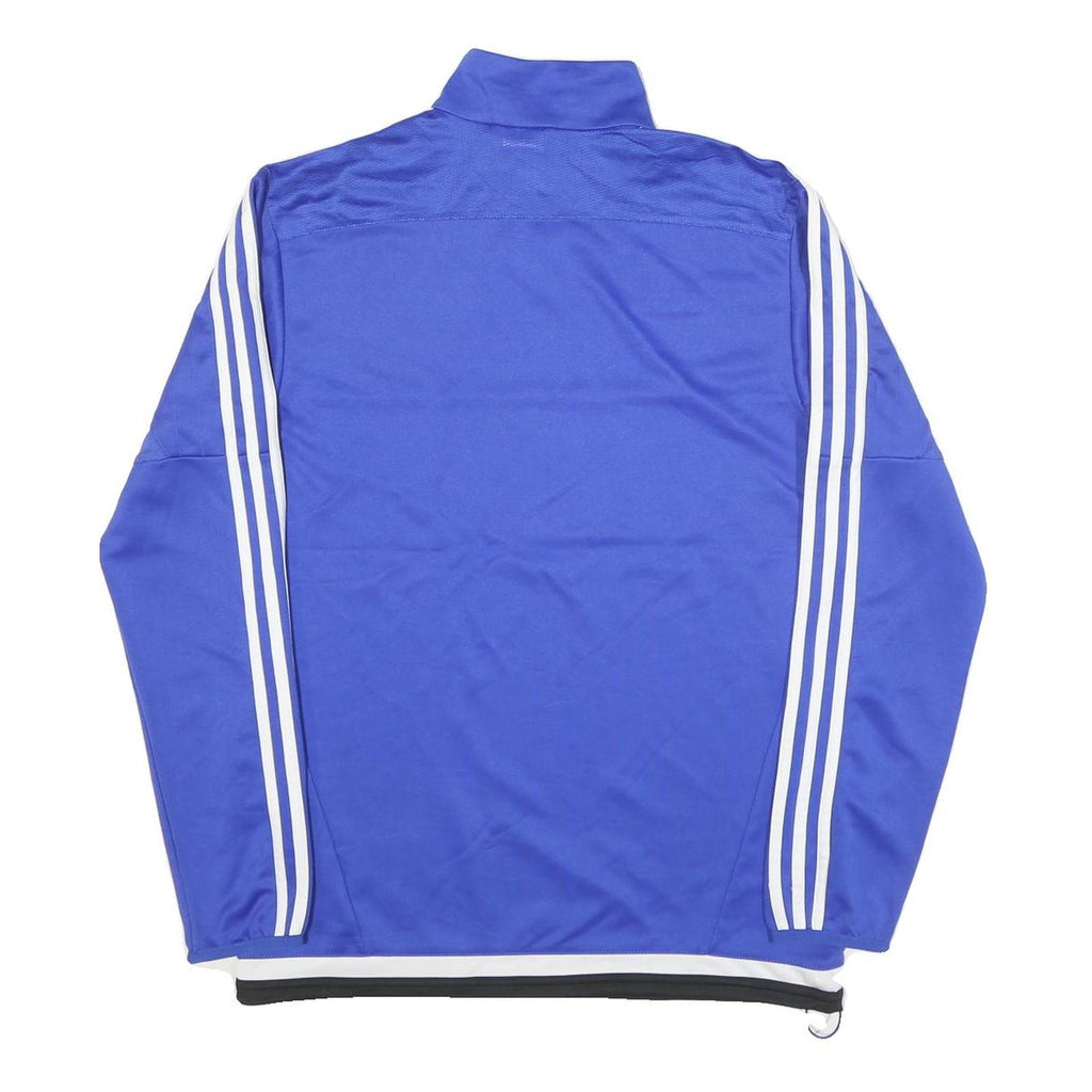 ADIDAS Mens Blue Crew Neck M Polyester Blend Sweatshirt Sports Athletic Training