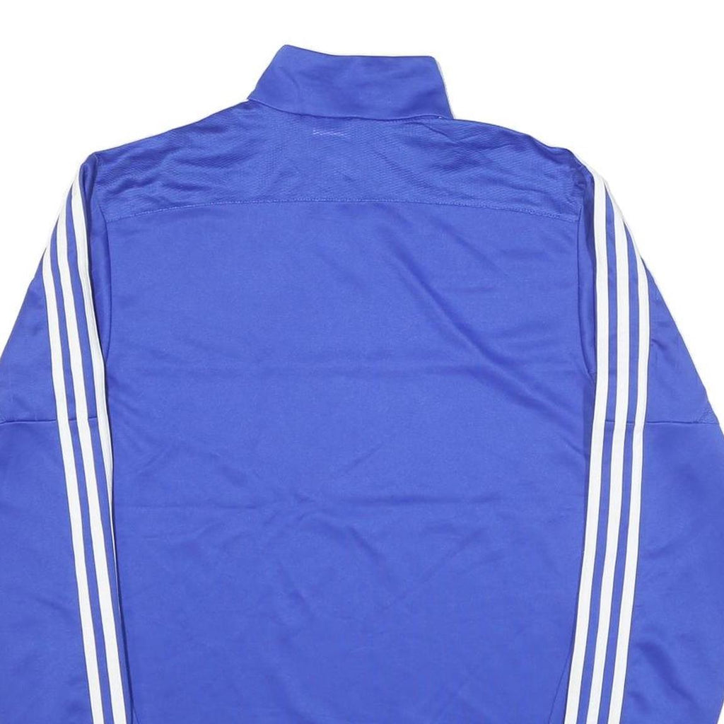 ADIDAS Mens Blue Crew Neck M Polyester Blend Sweatshirt Sports Athletic Training