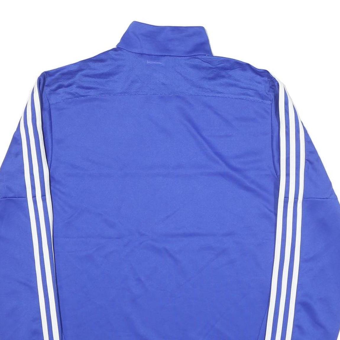 ADIDAS Mens Blue Crew Neck M Polyester Blend Sweatshirt Sports Athletic Training