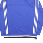 ADIDAS Mens Blue Crew Neck M Polyester Blend Sweatshirt Sports Athletic Training