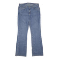 TOMMY HILFIGER Womens Blue Regular Fit Bootcut Denim Jeans W32 L31 Button