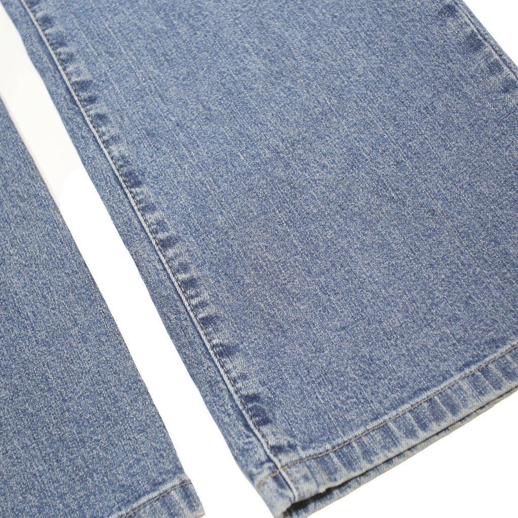 TOMMY HILFIGER Womens Blue Regular Fit Bootcut Denim Jeans W32 L31 Button
