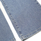 TOMMY HILFIGER Womens Blue Regular Fit Bootcut Denim Jeans W32 L31 Button
