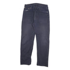 LEVI'S Mens Regular Navy Blue Cotton Blend Button Trousers W30 L28 Casual
