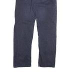 LEVI'S Mens Regular Navy Blue Cotton Blend Button Trousers W30 L28 Casual