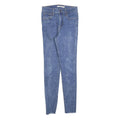 LEVI'S 720 Womens Jeans Blue Slim Skinny Denim Medium W25 L27 Stretch Zip Fly