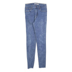 LEVI'S 720 Womens Jeans Blue Slim Skinny Denim Medium W25 L27 Stretch Zip Fly