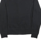 FILA Womens Black Zip Jacket S Cotton Blend Plain Casual Sportswear Sweatshirt
