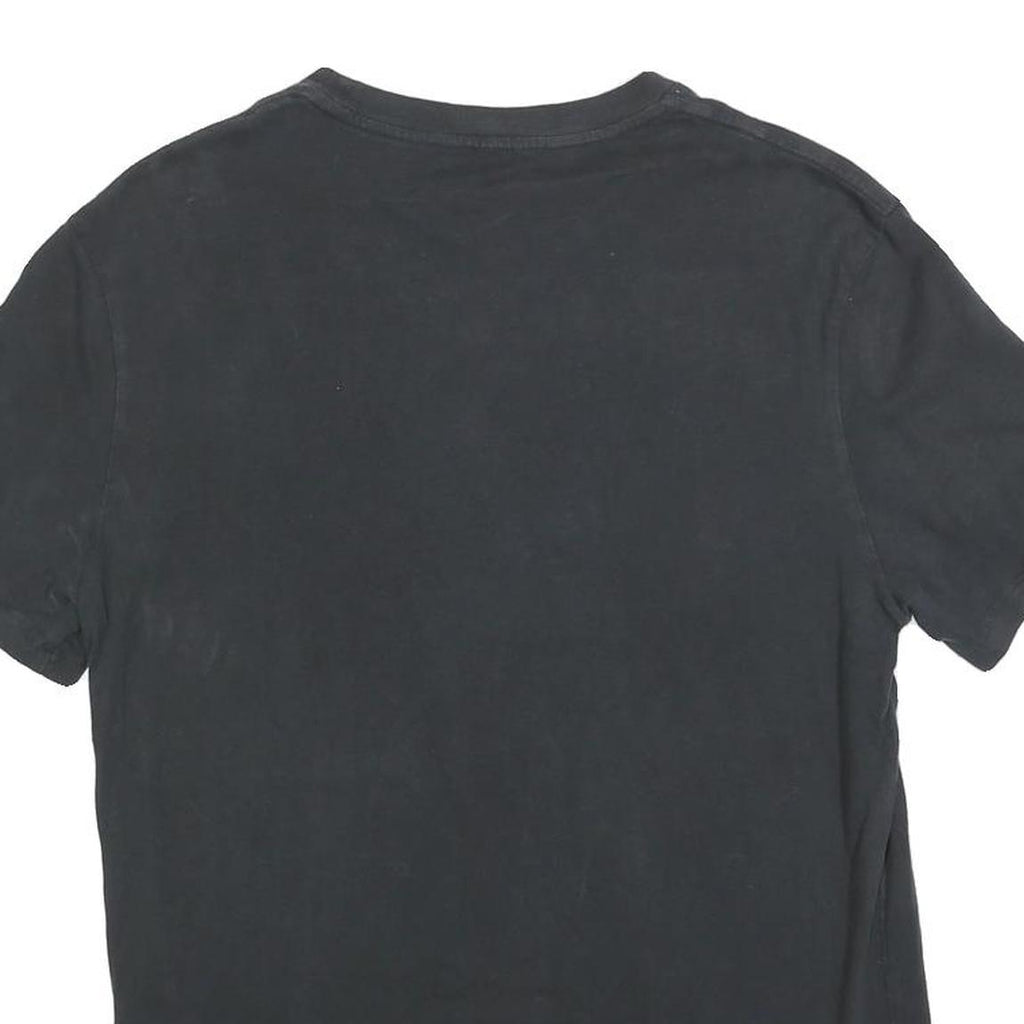 LEVI'S Mens Black Graphic T-Shirt M Short Sleeve Crew Neck Cotton Blend