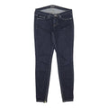 LEVI'S Womens Dark Blue Slim Skinny Denim Jeans W28 L30 Zipper Ankle Detail
