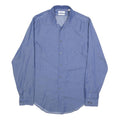 CALVIN KLEIN Mens Blue Shirt M Cotton Classic Formal Long Sleeve Button Closure