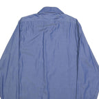 CALVIN KLEIN Mens Blue Shirt M Cotton Classic Formal Long Sleeve Button Closure