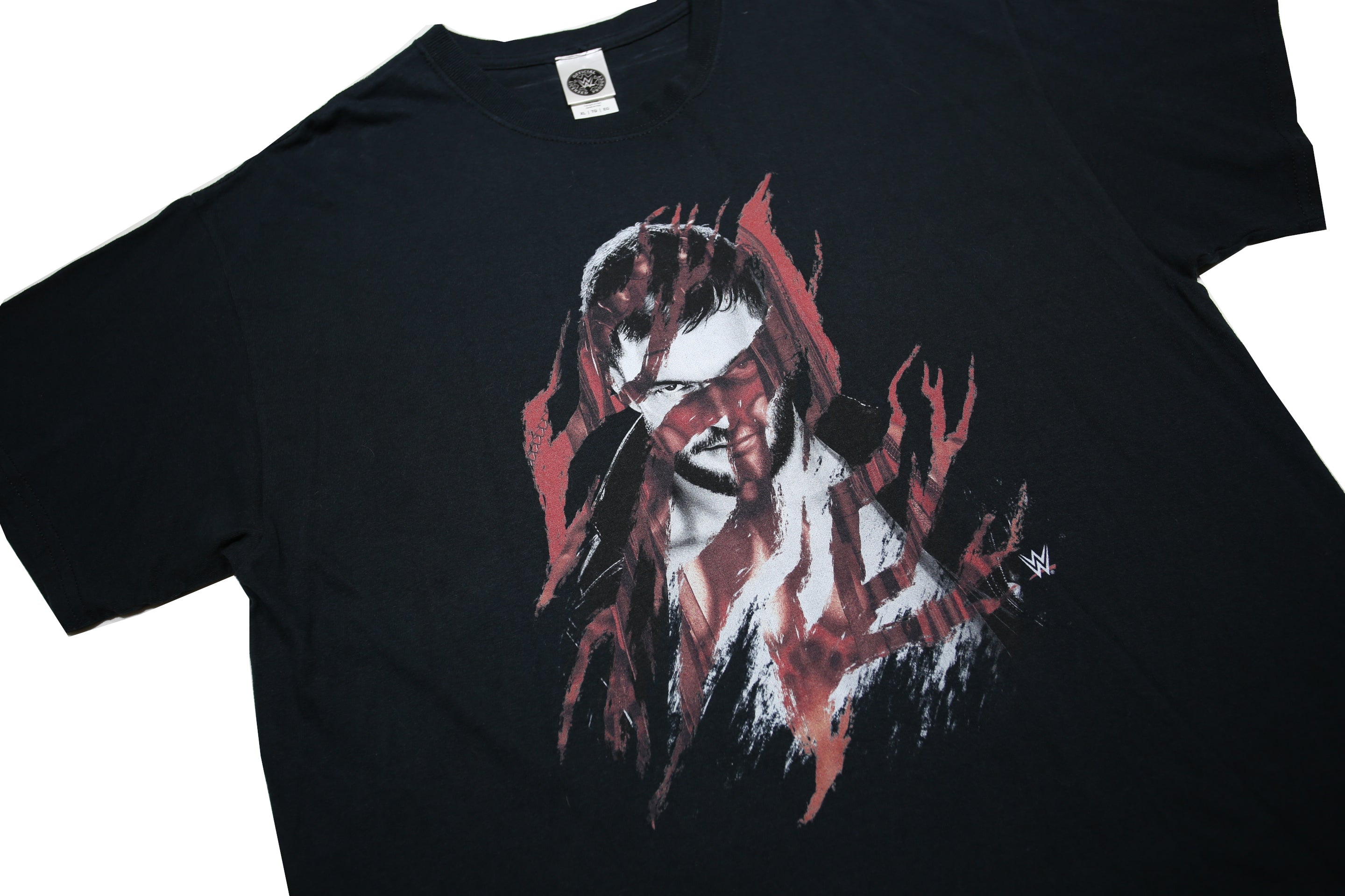 WWE Mens Black XL Graphic T-Shirt Crew Neck Short Sleeve Finn Balor Print