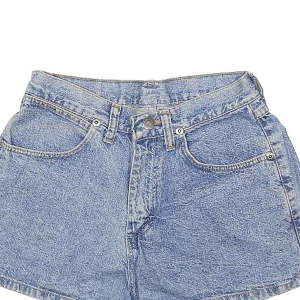 WRANGLER Womens Shorts Blue Denim Casual XS W24 Vintage Style
